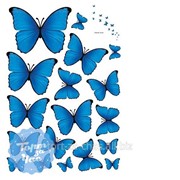 Картинка вафельная Бабочки 9568