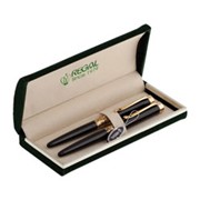 Комплект из перьевой ручки и ручки-роллера Regal в бархатном футляре (R35001.H.RF) фотография