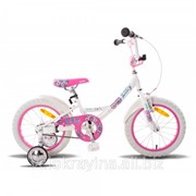 Велосипед 16" PRIDE Kelly бело-розовый глянцевый SKD-58-40
