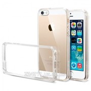 Чехол TPU Eggo для для Apple iPhone 5/5S Серый прозрачный фотография