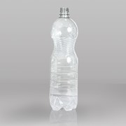 ПЭТ-бутылка прозрачная 1,5 л фото