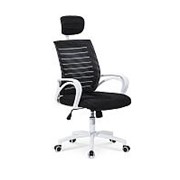 Кресло компьютерное Halmar SOCKET (черно-белый) фото