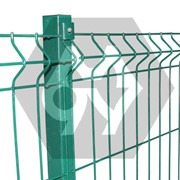 Забор металлический из проволочных секций ТМ Казачка, покрытие: цинк и полимер. Секция 1,5х2,5 м