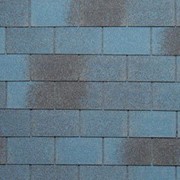 Черепица гибкая Tegola Nordland Классик синяя с отливом фотография