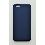 Чехол на Айфон 6/6s PC Soft Touch матовый Пластик Синий фотография