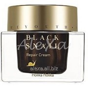 Антивозрастной крем для лица с экстрактом 97% муцина черной улитки Holika Holika Prime Youth Black Snail Repair Cream фото