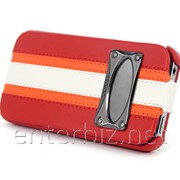 Чехол Hoco for iPhone 4/4S Marquess Fashion Flip Leather case combi-Red (HI-L002R), код 46325
