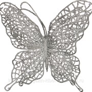 Изделие декоративное Бабочка длина 14см на Клипсе фотография