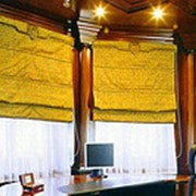 Римские шторы для кабинета фото