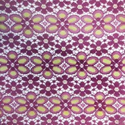 Ткань Гипюр на сетке двухцветный 4 фотография