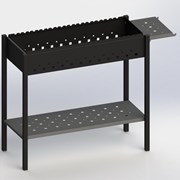 Мангал раскладной Практика 12 фото