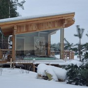 Стеклянные беседки фото