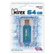 USB 3.0 флэш-накопитель ELF BLUE 64 Гб фото