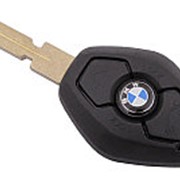 Ключ зажигания 3 кнопки для BMW, чип PCF7935 (ID44), 433.92Mhz, лезвие HU58 фото