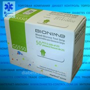 Тест-полоски для глюкометра Bionime GS 550 / Бионайм ГС 550 50шт. фото
