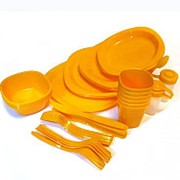 Набор пластиковой посуды для пикника Kronos Top 48 предметов