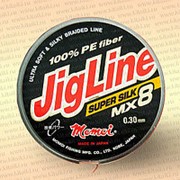 Плетенка JigLine MX8 Super Silk 100 м, оранж., 0,27 мм тест 23 кг фотография