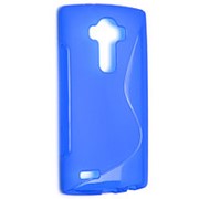 Чехол силиконовый для LG G4 H818 S-Line TPU (Синий) фото