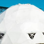 Каркасно-тентовый купол фотография
