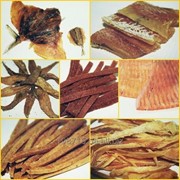 Китайская сушеная рыба и морепродукты фото