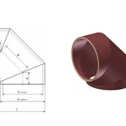 Дугообразная вентиляционная труба 90° D 92