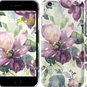 Чехол на iPhone 6 Цветы акварелью 2237c-45 фото