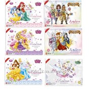 Альбом для рисования 30л на пружине + раскраска Princess + Fairies 212122