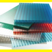 Сотовый поликарбонат от 4 до 10 мм цветной и прозрачный. Тепличный для беседок или навесов. Доставка по всей области. 2 УФ защита № 1845-12-95 фото