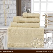 Полотенце для ванной Karna PANDORA бамбуковая махра золотистый 70х140 фото