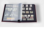 Альбом для марок (кляссер) с 16 листами из черного картона, А4 фото