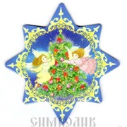 Магнит на картоне С Рождеством Христовым Артикул:006002мпк90001