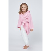 Халат махровый для девочки, рост 98-104 см, цвет розовый фотография