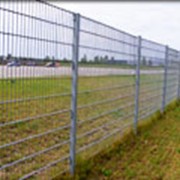 Забор металлический из сварных панелей Grand-Line фото