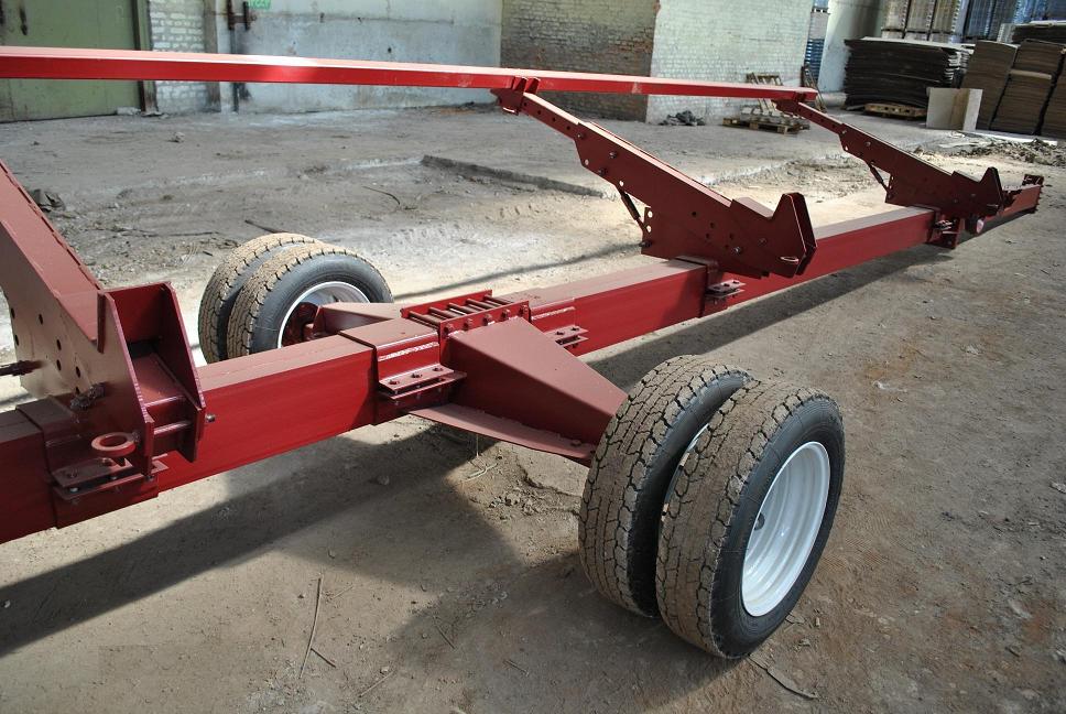 Лафет для транспортировки жаток от 6 до 8 м одноосный, безрессорный купить оптом