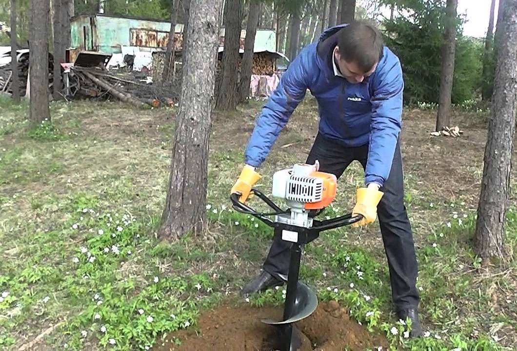 Купить Бензобур Для Бурения Под Столбы