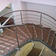 Перила радиусные фото
