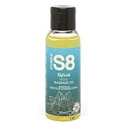 Массажное масло S8 Massage Oil Refresh с ароматом сливы и хлопка - 50 мл. фотография