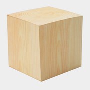 Куб деревянный Atlet покрыт лаком, размер 400х400х400мм IMP-A503 фото