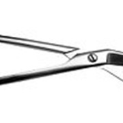 ТМ- Н-14 Ножницы для разрезания повязок с пуговкой горизонт. изогн., 185 мм
