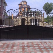 Ворота кованые от производителя, Киев, Украина фотография