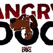 Табличка “Angry dog“ фотография