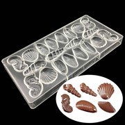 Форма для изготовления шоколада “Ракушки“ фото