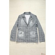 Пиджак для мальчика с потёртостями Puledro Т1496(12075) Ч