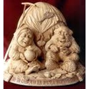 Объемные скульптуры из дуба фото