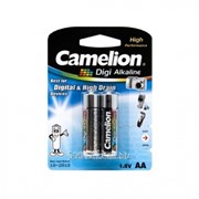 Батарейки Camelion Digi Alkaline LR6-BP2DG AA - 1.5V - 2800mAh - 2шт. Блистер фотография