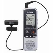 ICD-BX132 SONY диктофон, 2 Gb, Серебристо-чёрный фото