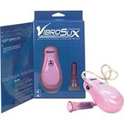 Розовый вибростимулятор для сосков VibroSux фото