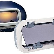 Иллюминатор «Standard», размер 3, прозрачное стекло/белая рамка 449х191 мм more-10243259
