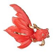 Фигурка “красная рыбка“ высота=28 см. Hangzhou Jinding (58-262) фотография