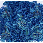 Щепа декоративная, синяя, 60л., мешок фото